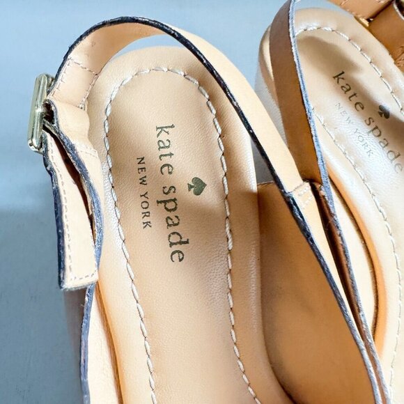 Kate Spade Light Beige wedge heel Sandals 7.5 - Picture 5 of 11